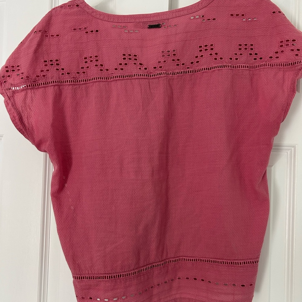 Prana pink top size small